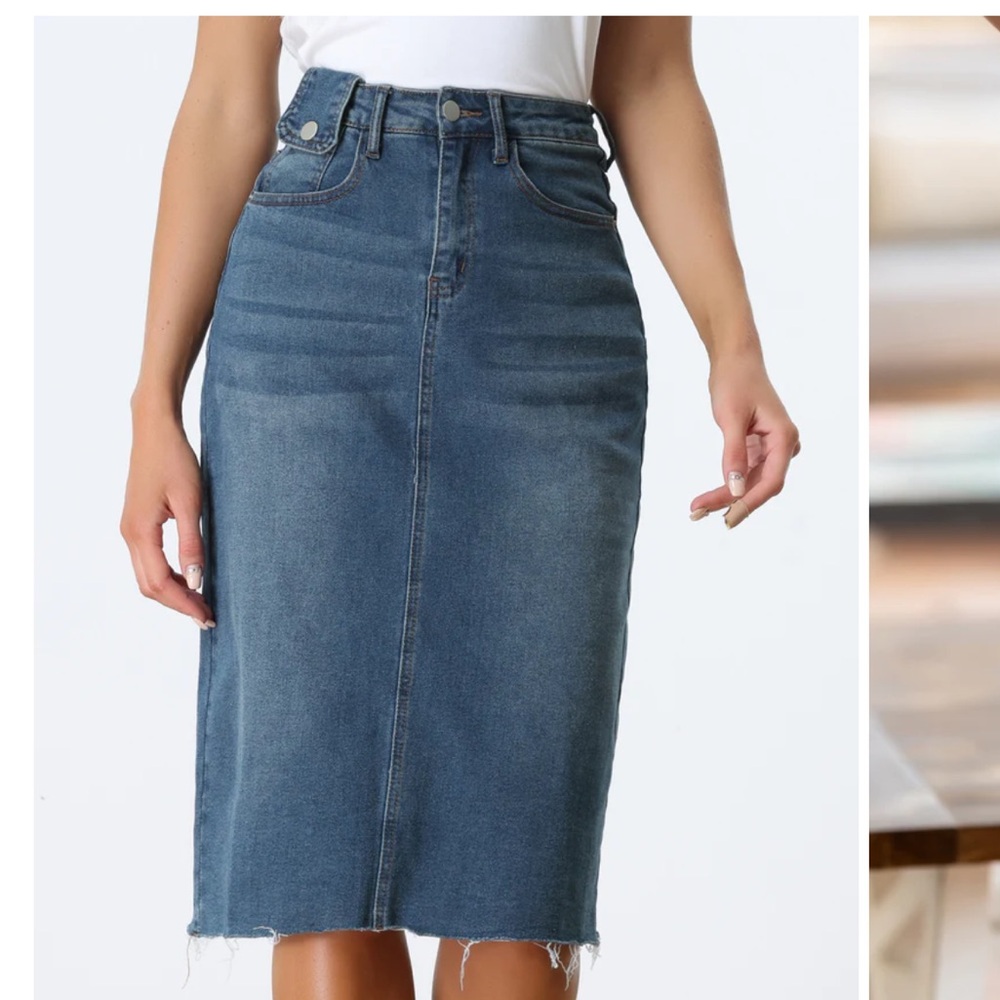 Allegra K denim skirt XXL